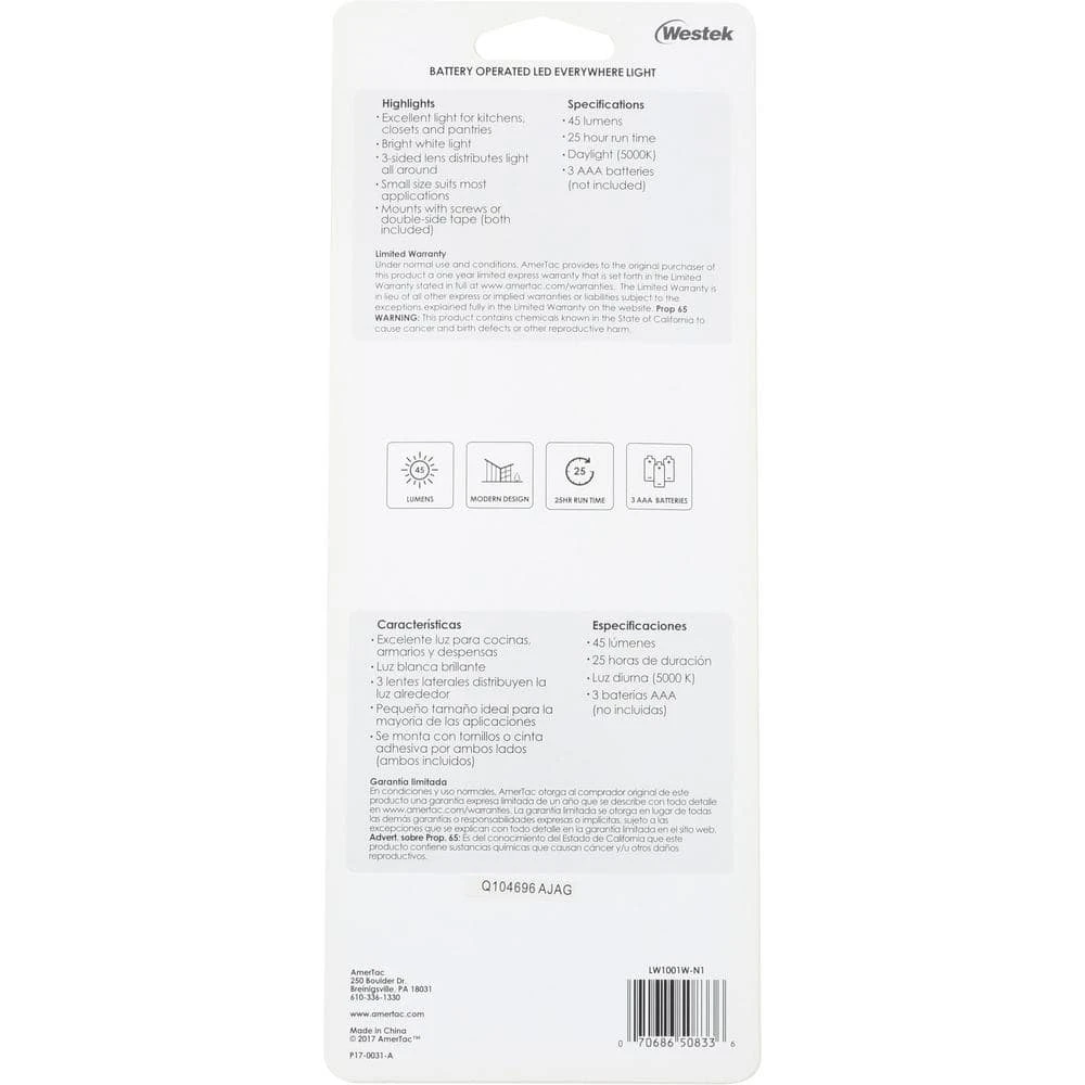 LED Everywhere Bar Light by Westek 3 LED Everywhere Bar Light by Westek - Image 3