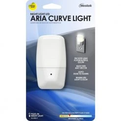 Frosted Aria Curve LED Night Light by Westek -Outlet OttLite Store westek led night lights nl aria f 44 1000