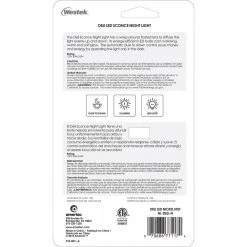 Nickel Sconce Automatic LED Night Light by Westek -Outlet OttLite Store westek led night lights nl deli n fa 1000