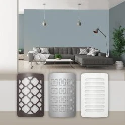 White Geosquare Decoplug LED Night Light by Westek -Outlet OttLite Store westek led night lights nl dpgs w 76 1000