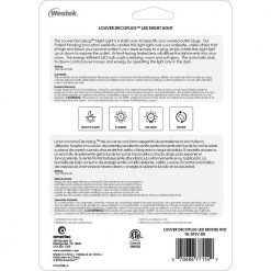 Aged Bronze Louver Decoplug LED Night Light by Westek -Outlet OttLite Store westek led night lights nl dplv db fa 1000