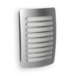 Satin Nickel Louver Decoplug LED Night Light by Westek