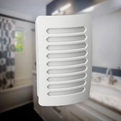 White Louver Decoplug LED Night Light by Westek -Outlet OttLite Store westek led night lights nl dplv w c3 1000