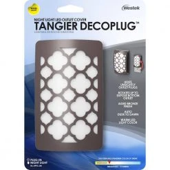 Aged Bronze Tangier Decoplug LED Night Light by Westek -Outlet OttLite Store westek led night lights nl dptg db 44 1000