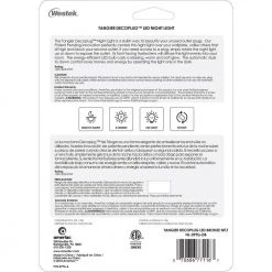 Aged Bronze Tangier Decoplug LED Night Light by Westek -Outlet OttLite Store westek led night lights nl dptg db fa 1000