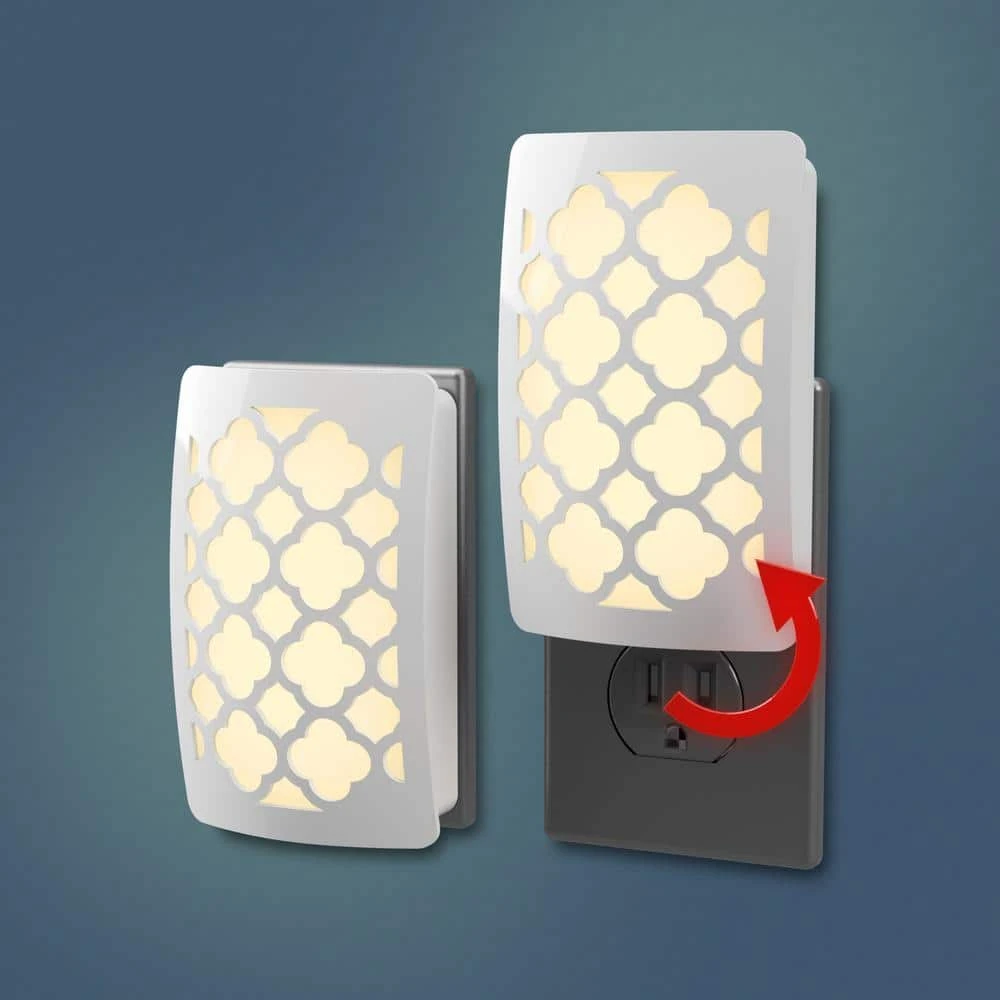 White Tangier Decoplug LED Night Light by Westek 5 White Tangier Decoplug LED Night Light by Westek - Image 5