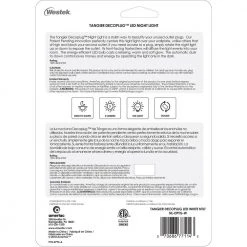 White Tangier Decoplug LED Night Light by Westek 16 White Tangier Decoplug LED Night Light by Westek -Outlet OttLite Store westek led night lights nl dptg w fa 1000