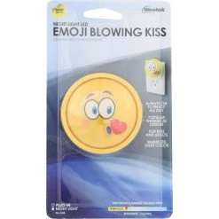 Blowing Kiss Emoji LED Night Light by Westek -Outlet OttLite Store westek led night lights nl ejbk fa 1000