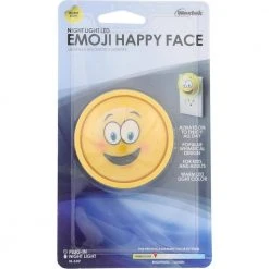 Happy Face Emoji LED Night Light by Westek -Outlet OttLite Store westek led night lights nl ejhf fa 1000