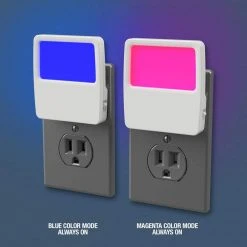 Forever Glo Panel LED Night Light (2-Pack) by Westek -Outlet OttLite Store westek led night lights nl glow 2 4f 1000