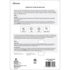 Forever Glo Panel LED Night Light (2-Pack) by Westek -Outlet OttLite Store westek led night lights nl glow 2 76 1000