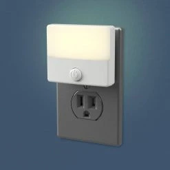 Sento Push Button LED Night Light by Westek -Outlet OttLite Store westek led night lights nl mnti 4f 1000