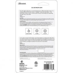 Nickel Ola Curve Automatic LED Night Light by Westek -Outlet OttLite Store westek led night lights nl olaa n fa 1000