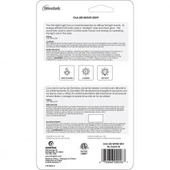 White Ola Curve Automatic LED Night Light by Westek 11 White Ola Curve Automatic LED Night Light by Westek -Outlet OttLite Store westek led night lights nl olaa w fa 1000