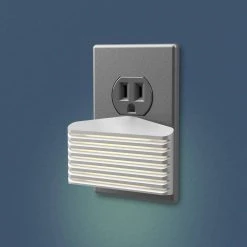 Nickel Theater Path LED Night Light by Westek -Outlet OttLite Store westek led night lights nl thtr n 4f 1000