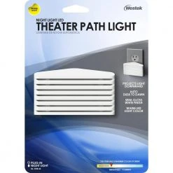 White Theater Path LED Night Light by Westek -Outlet OttLite Store westek led night lights nl thtr w 44 1000