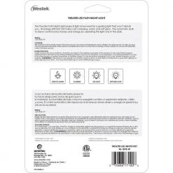 White Theater Path LED Night Light by Westek -Outlet OttLite Store westek led night lights nl thtr w fa 1000