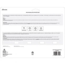 Frosted Manual Switch LED Night Light (4-Pack) by Westek -Outlet OttLite Store westek led night lights nl tipi f4 fa 1000