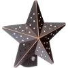 Bronze Tin Star Automatic LED Night Light by Westek