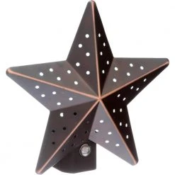 Bronze Tin Star Automatic LED Night Light by Westek
