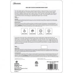 Velo Color Changing Night Light by Westek -Outlet OttLite Store westek led night lights nl velo cl fa 1000