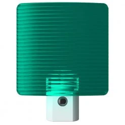 Teal Wave Translucent Screen Automatic LED Night Light by Westek 9 Teal Wave Translucent Screen Automatic LED Night Light by Westek -Outlet OttLite Store westek led night lights nl wave tl 1f 1000