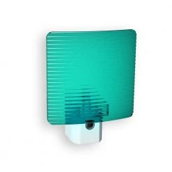Teal Wave Translucent Screen Automatic LED Night Light by Westek