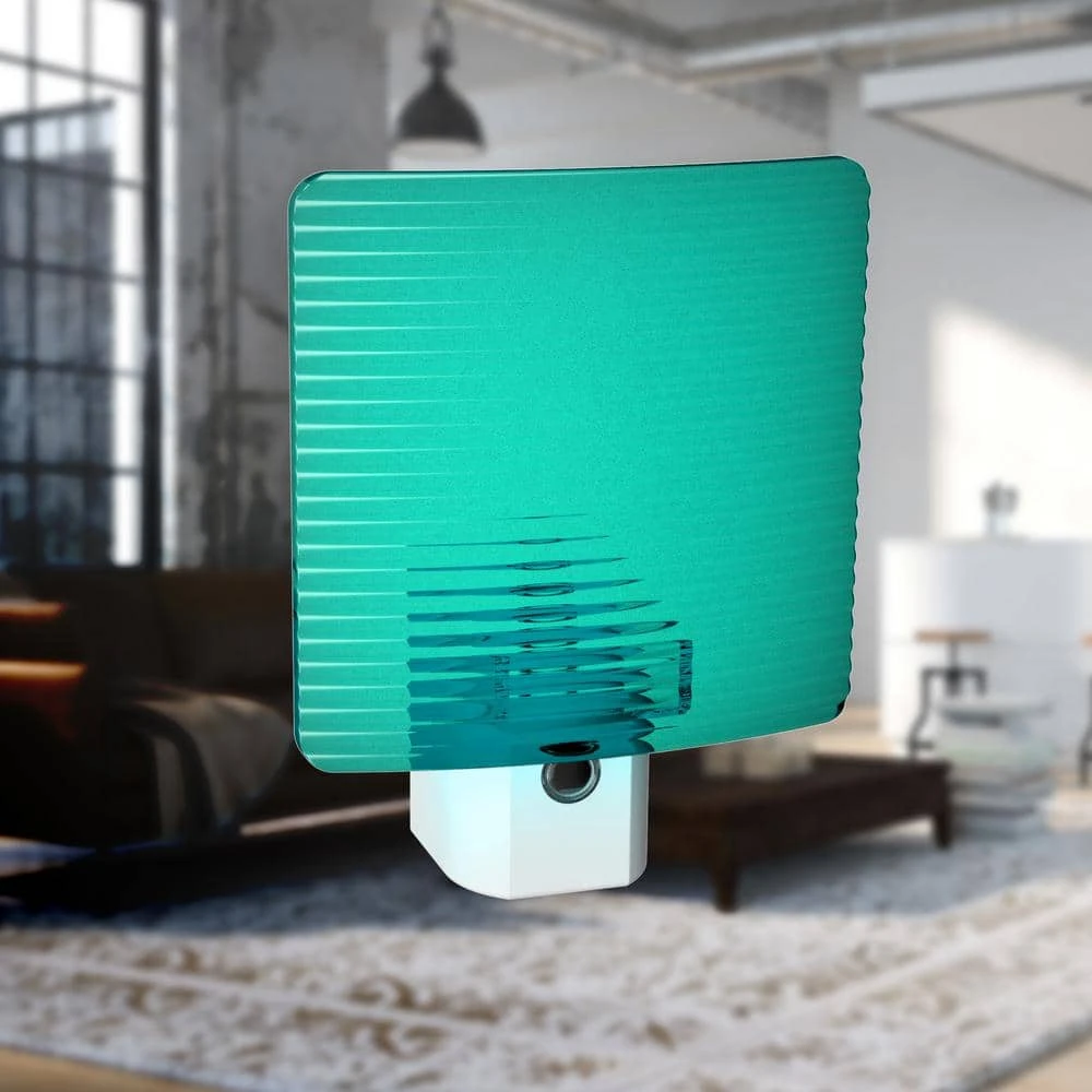 Teal Wave Translucent Screen Automatic LED Night Light by Westek 2 Teal Wave Translucent Screen Automatic LED Night Light by Westek - Image 2