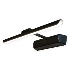 Satin Black 16 in. LED Swivel Picture Light with Remote Control by Westek -Outlet OttLite Store westek picture lights bl pl16 bk 76 1000