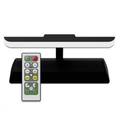 Satin Black 8 in. LED Swivel Picture Light with Remote Control by Westek -Outlet OttLite Store westek picture lights bl pl8 bk 1f 1000