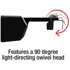 Satin Black 8 in. LED Swivel Picture Light with Remote Control by Westek -Outlet OttLite Store westek picture lights bl pl8 bk 4f 1000