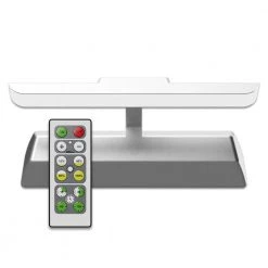 Satin Nickel 8 in. LED Swivel Picture Light with Remote Control by Westek -Outlet OttLite Store westek picture lights bl pl8 n 1f 1000