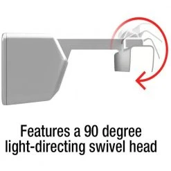 Satin Nickel 8 in. LED Swivel Picture Light with Remote Control by Westek -Outlet OttLite Store westek picture lights bl pl8 n 4f 1000