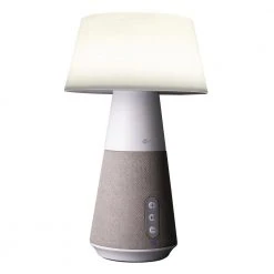 Entertain LED Speaker Lamp, 11 in. White with Bluetooth Speaker by OttLite