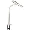 24.75 in. White, Dimmable Extra Wide Area LED Clamp Lamp with 3 Color Modes by OttLite
