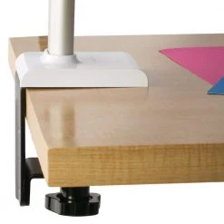 24.75 in. White, Dimmable Extra Wide Area LED Clamp Lamp with 3 Color Modes by OttLite -Outlet OttLite Store white ottlite desk lamps 49602c shpr c3 1000