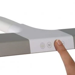 24.75 in. White, Dimmable Extra Wide Area LED Clamp Lamp with 3 Color Modes by OttLite -Outlet OttLite Store white ottlite desk lamps 49602c shpr fa 1000