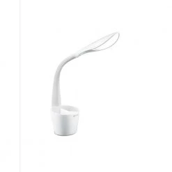 11.75 in. White LED Desk Space Organizer Lamp by OttLite -Outlet OttLite Store white ottlite desk lamps a1200c 4f 1000