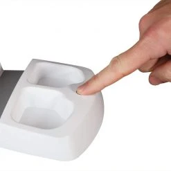 26.25 in. White Wellness Series LED Desk Lamp with Charging Station by OttLite -Outlet OttLite Store white ottlite desk lamps csa77wgc shpr 76 1000