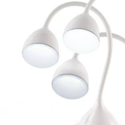 Wellness Series 10.25 in. x 19.25 in. White Adjustable Mood LED Desk Lamp with Color Changing Base by OttLite -Outlet OttLite Store white ottlite desk lamps csb3000w c3 1000