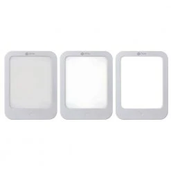 ClearSun 8 in. White LED Light Therapy Lamp by OttLite -Outlet OttLite Store white ottlite desk lamps cslt000w fa 1000