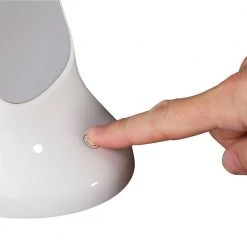 20.75 in. White Wellness Series Dimmable LED Task Lamp by OttLite -Outlet OttLite Store white ottlite desk lamps csy13wgc shpr 4f 1000