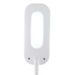 12 in. White Soft Touch LED Desk Lamp with Integrated LED by OttLite -Outlet OttLite Store white ottlite desk lamps r3000c shpr 1f 1000