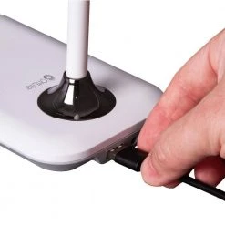 Enhance LED Sanitizing 12 in. Desk Lamp with USB Charging by OttLite -Outlet OttLite Store white ottlite desk lamps scd0500s 44 1000