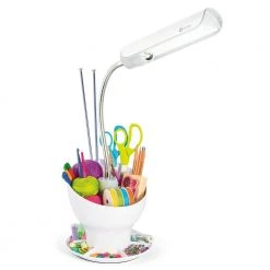 29 in. 13-Watt White Craft Space Organizer Lamp by OttLite