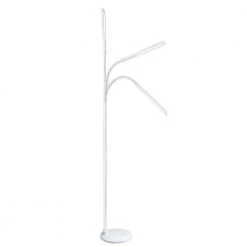 71 in. White Natural Daylight LED Flex Floor Lamp by OttLite -Outlet OttLite Store white ottlite floor lamps p93009 ffp 4f 1000