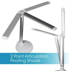 Command 29 in. White LED Desk Lamp by OttLite -Outlet OttLite Store white ottlite lamp bases cs59029 shpr 1f 1000