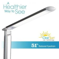 Command 29 in. White LED Desk Lamp by OttLite -Outlet OttLite Store white ottlite lamp bases cs59029 shpr 4f 1000