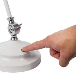 12.5 in. White Wellness Series Revive LED Desk Lamp by OttLite -Outlet OttLite Store white ottlite lamp bases f1485009 shpr 44 1000