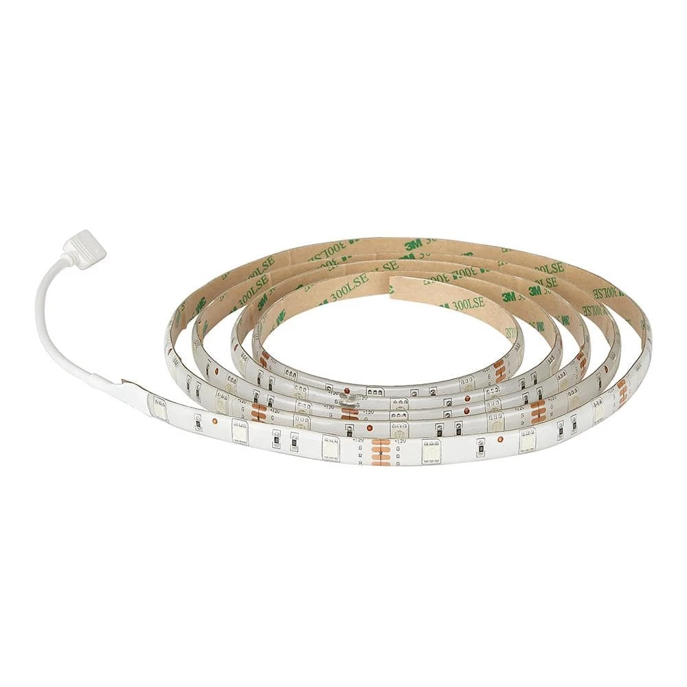 Indoor/Outdoor 6.6 ft. Warm White LED Tape Light Kit by Westek 1 Indoor/Outdoor 6.6 ft. Warm White LED Tape Light Kit by Westek